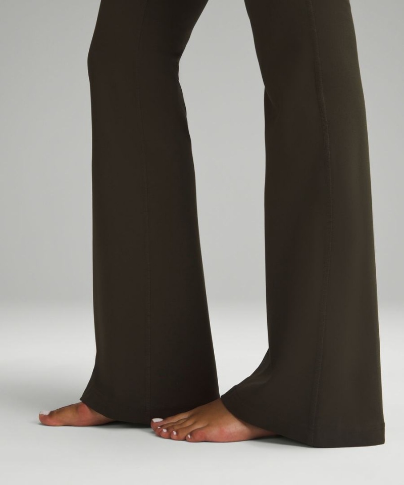 Lululemon Groove Super-High-Rise Flared Nulu Regular Tights Dam Mörkolivgröna Sverige | OQJMYD748