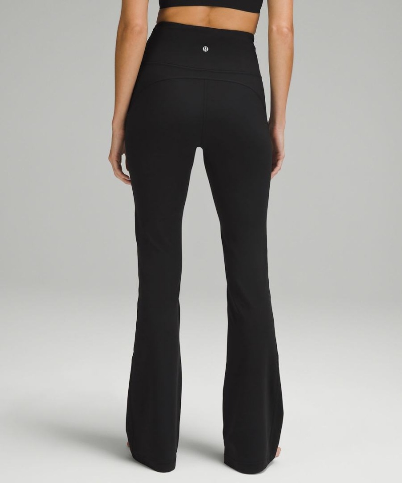 Lululemon Groove Super-High-Rise Flared Nulu Regular Tights Dam Svarta Sverige | JZUWKM581