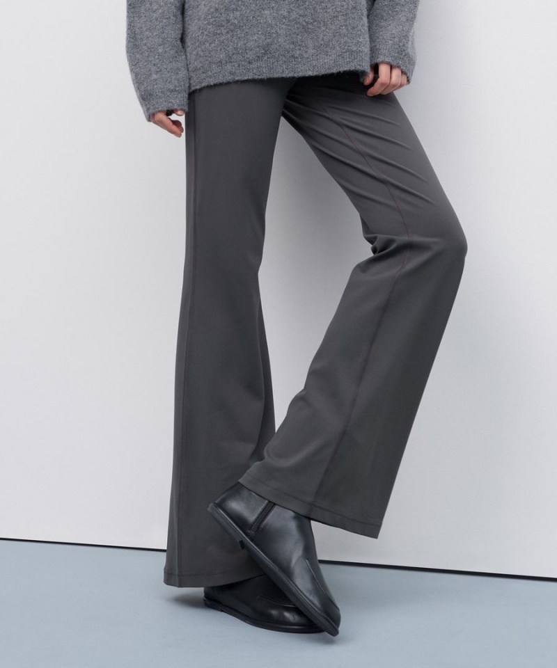 Lululemon Groove Super-High-Rise Flared Nulu Regular Tights Dam Mörkgrå Sverige | SOJUAY869