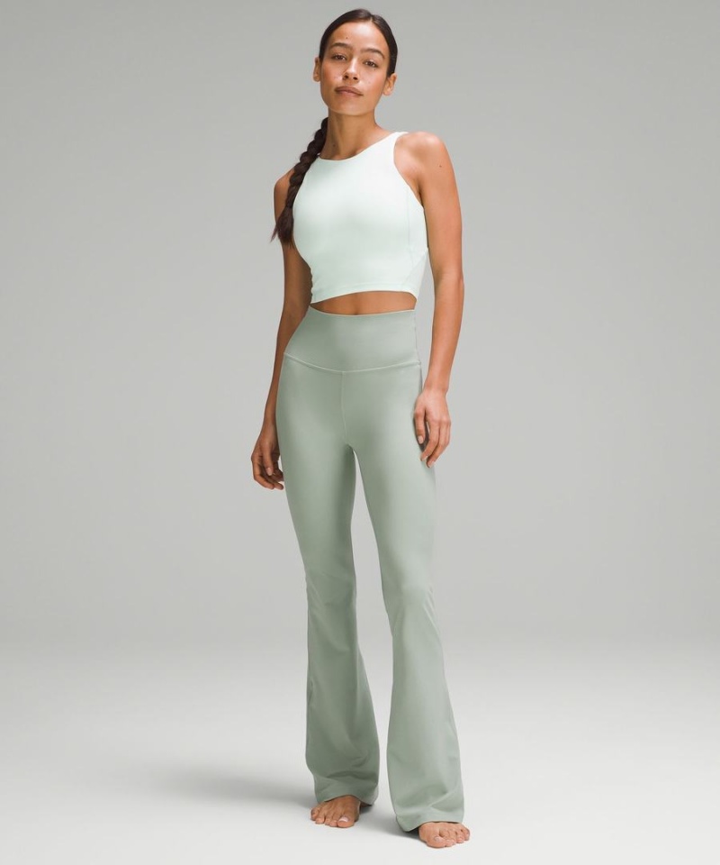 Lululemon Groove Super-High-Rise Flared Nulu Regular Tights Dam Ljusgröna Sverige | DZAUKS357