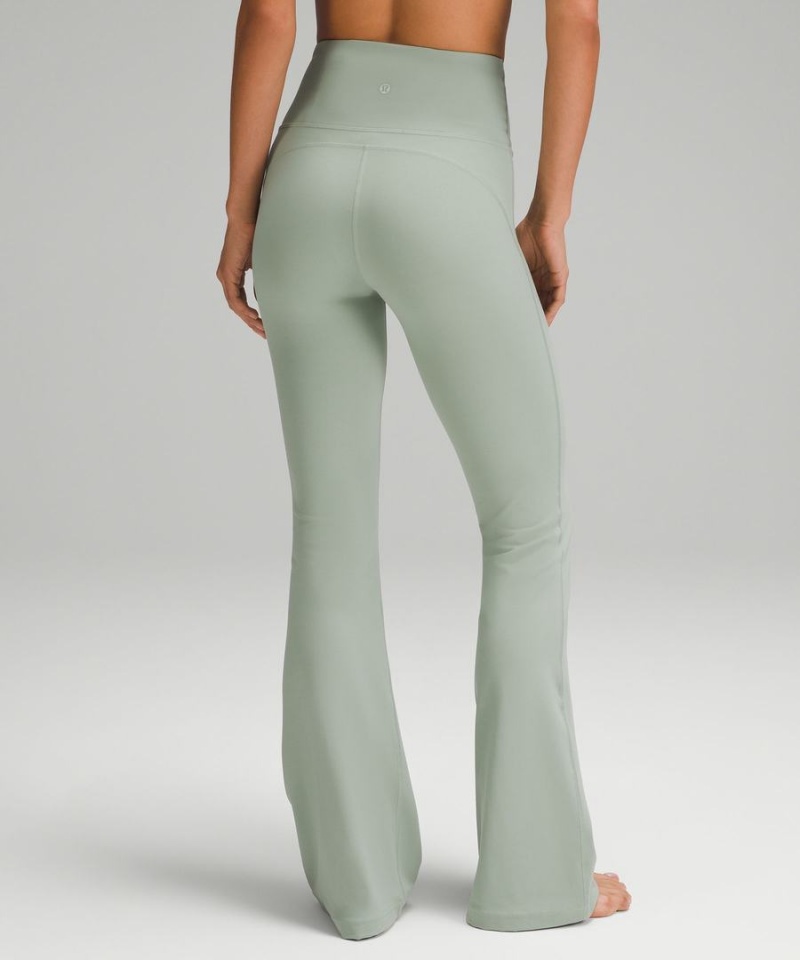 Lululemon Groove Super-High-Rise Flared Nulu Regular Tights Dam Ljusgröna Sverige | DZAUKS357