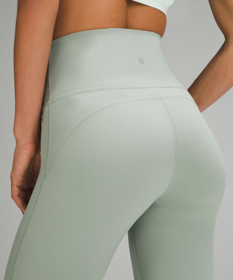 Lululemon Groove Super-High-Rise Flared Nulu Regular Tights Dam Ljusgröna Sverige | DZAUKS357
