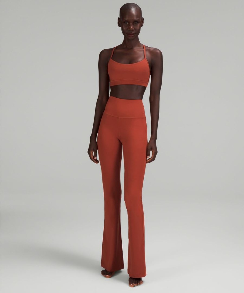 Lululemon Groove Super-High-Rise Flared Nulu Regular Tights Dam Orange Sverige | PQSVYL948