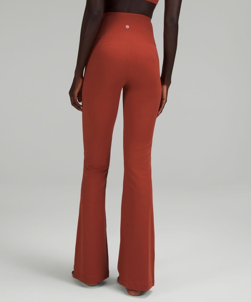 Lululemon Groove Super-High-Rise Flared Nulu Regular Tights Dam Orange Sverige | PQSVYL948