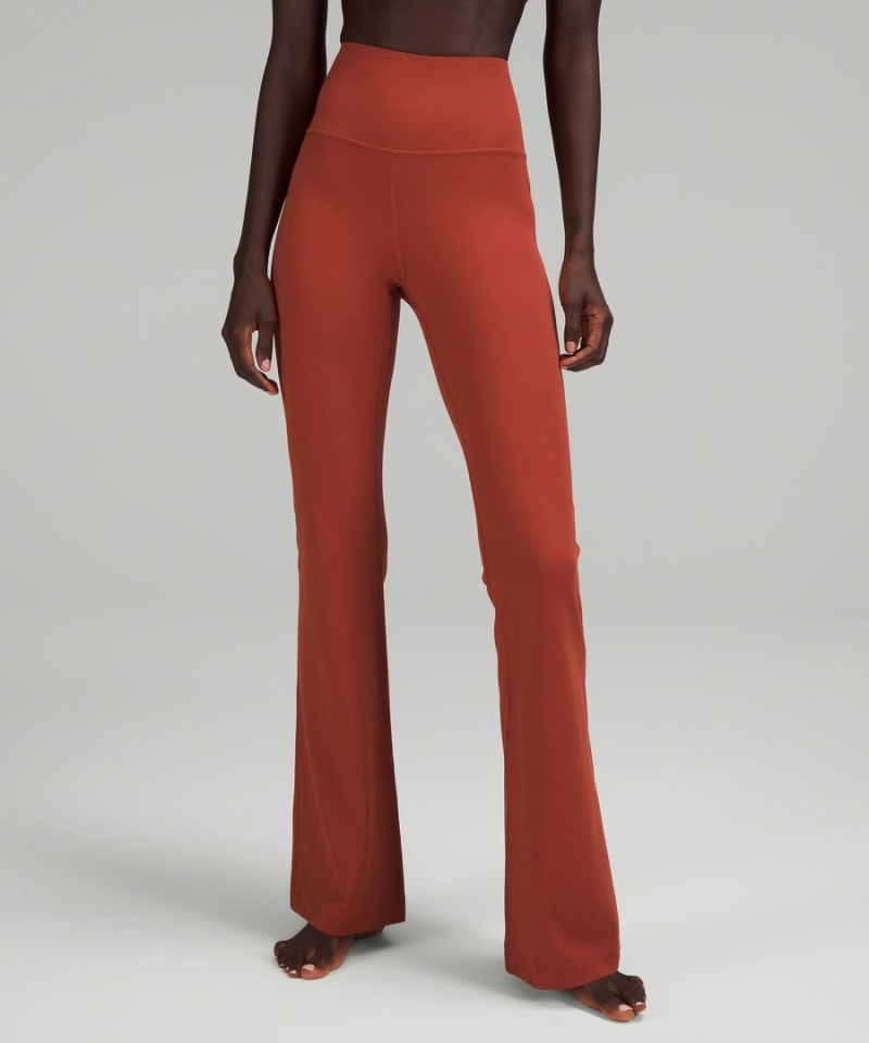 Lululemon Groove Super-High-Rise Flared Nulu Regular Tights Dam Orange Sverige | PQSVYL948