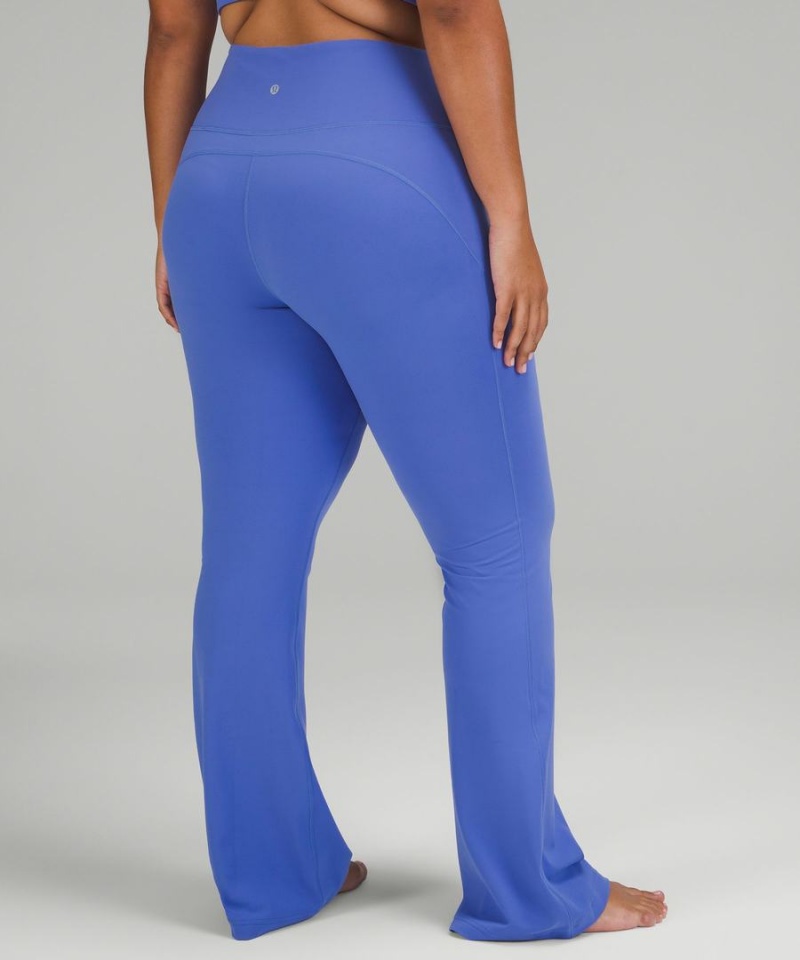 Lululemon Groove Super-High-Rise Flared Nulu Regular Tights Dam Indigo Sverige | TJAEOW978