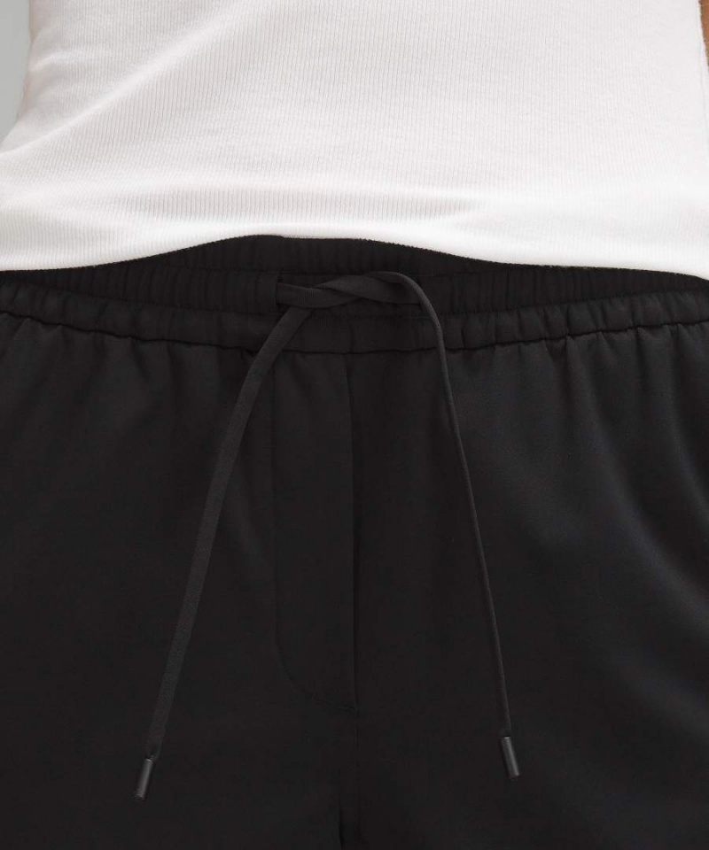 Lululemon Hetero-Leg Mid-Rise Luxtreme Regular Byxor Dam Svarta Sverige | VNGTHU931