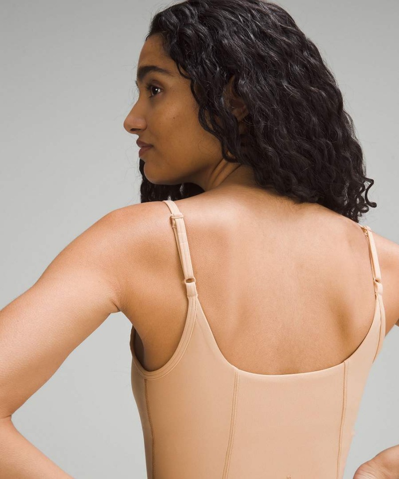 Lululemon Hetero Rem Close-to-Body Shelf Linne Dam Beige Sverige | OLMWAC685