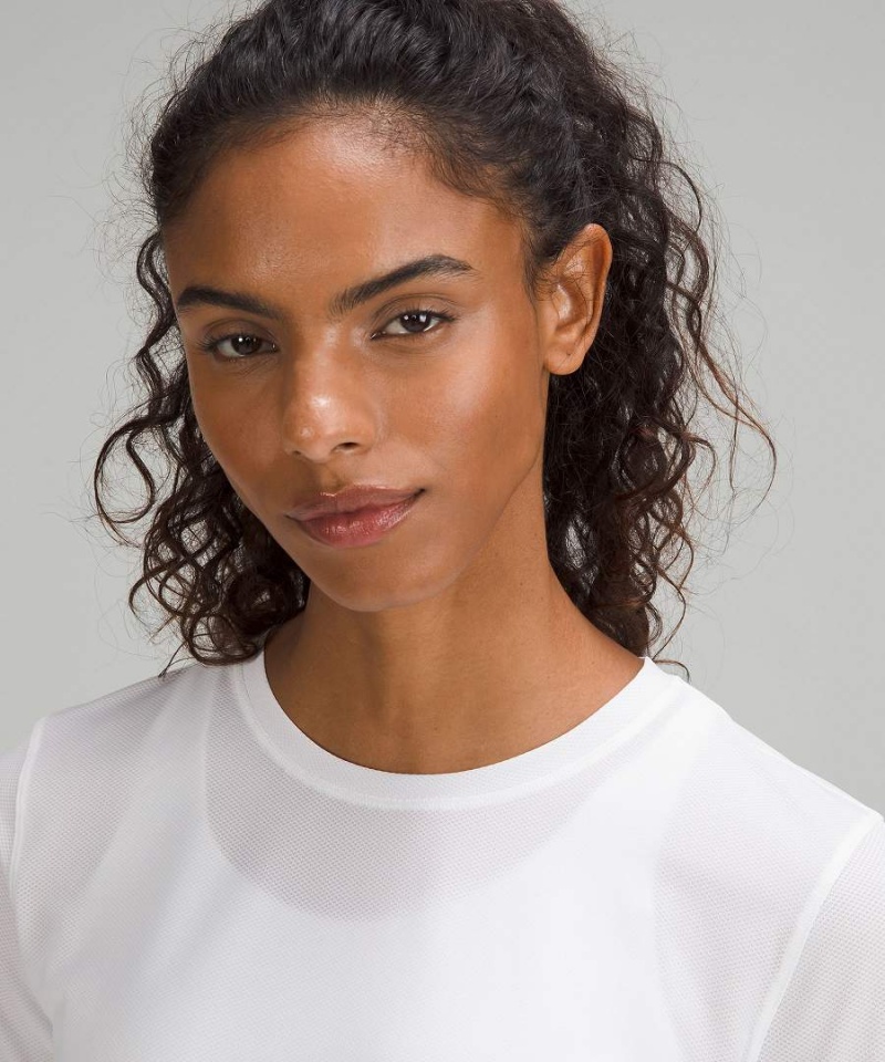 Lululemon High-Neck Löpar and Tränings T-shirt Dam Svarta Sverige | EQLXOK891