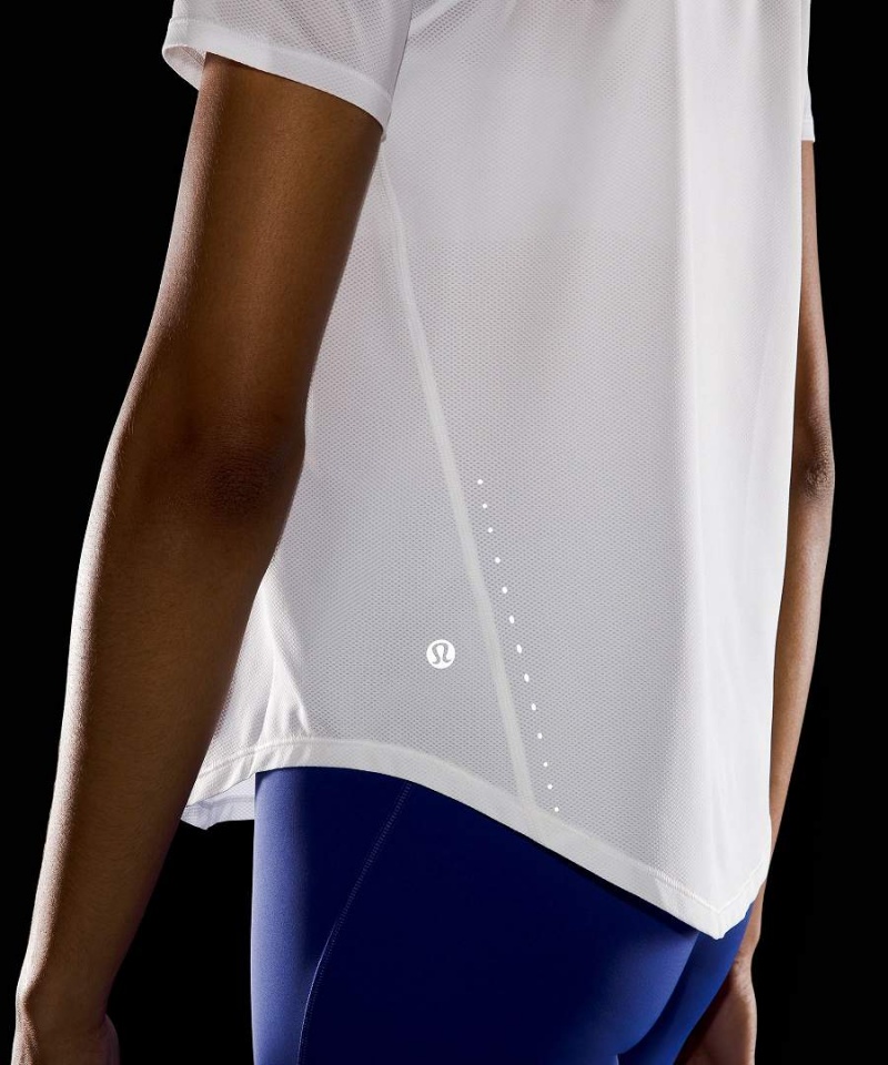 Lululemon High-Neck Löpar and Tränings T-shirt Dam Svarta Sverige | EQLXOK891