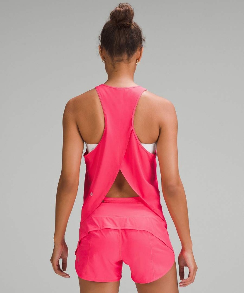Lululemon High-Ventilation Löpar Linne Dam Röda Sverige | TRLPMK397