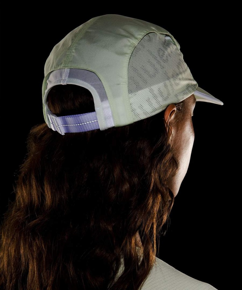 Lululemon High Ventilation Löpar Hatt Dam Gröna Vita Sverige | GTAOPJ634