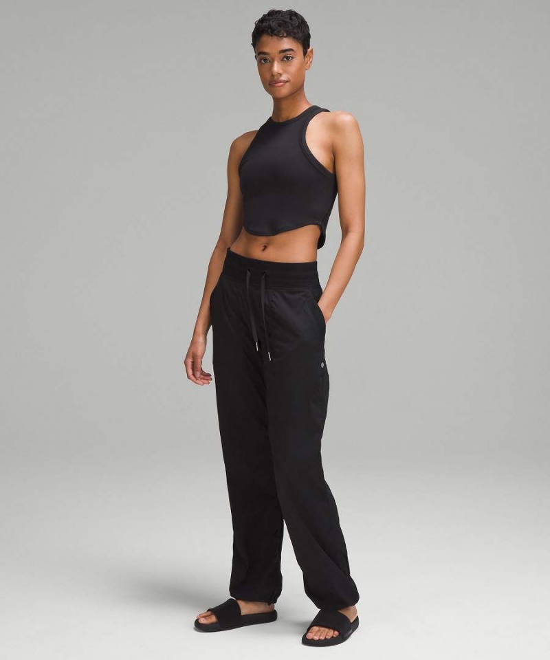 Lululemon Hold Tight Cropped Linne Dam Svarta Sverige | HZOXEG127