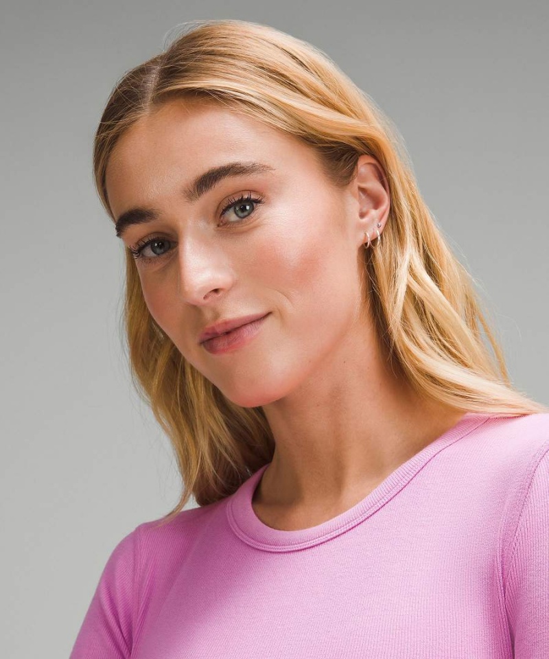 Lululemon Hold Tight Cropped Långärmad Tröja Dam Lila Sverige | HULKBN532