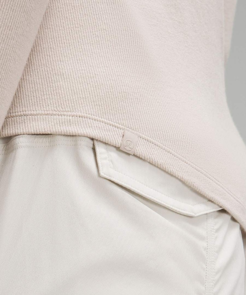 Lululemon Hold Tight Långärmad Tröja Dam Beige Sverige | WYICVB021