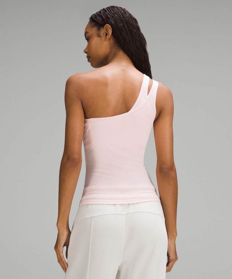 Lululemon Hold Tight One-Shoulder Linne Dam Ljusröda Sverige | ARKTHE861