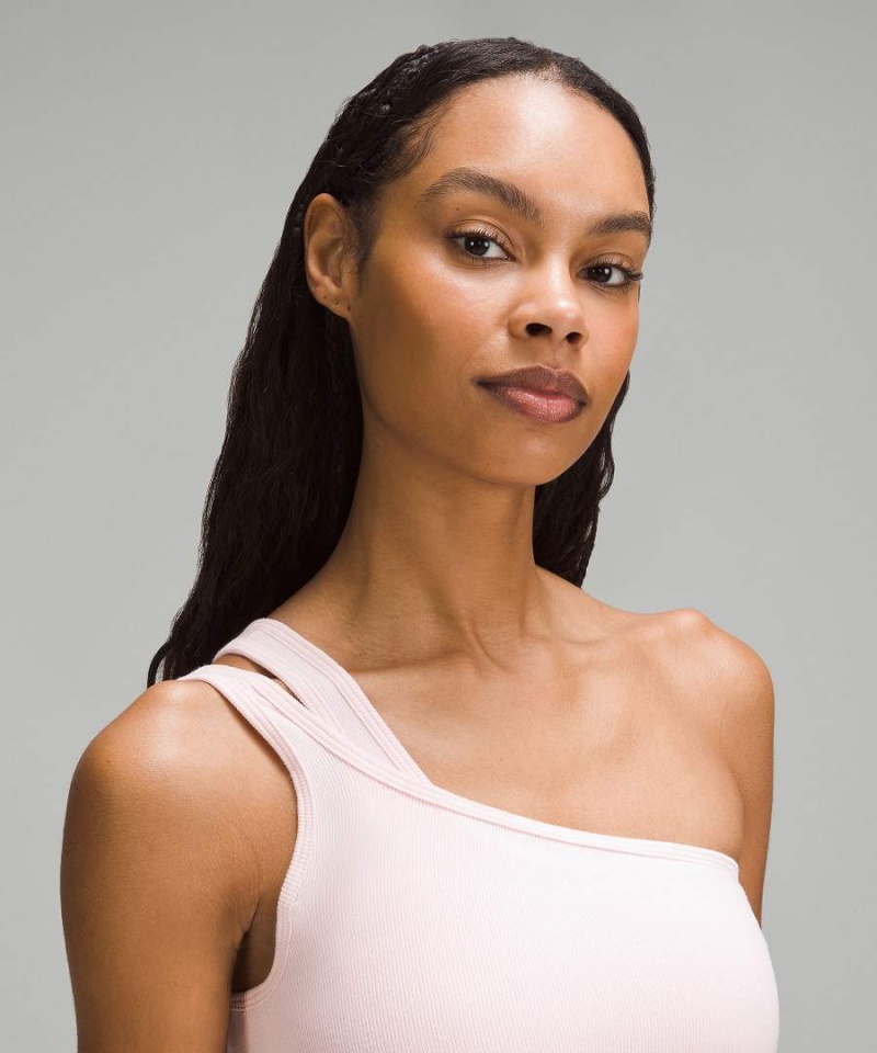 Lululemon Hold Tight One-Shoulder Linne Dam Ljusröda Sverige | ARKTHE861
