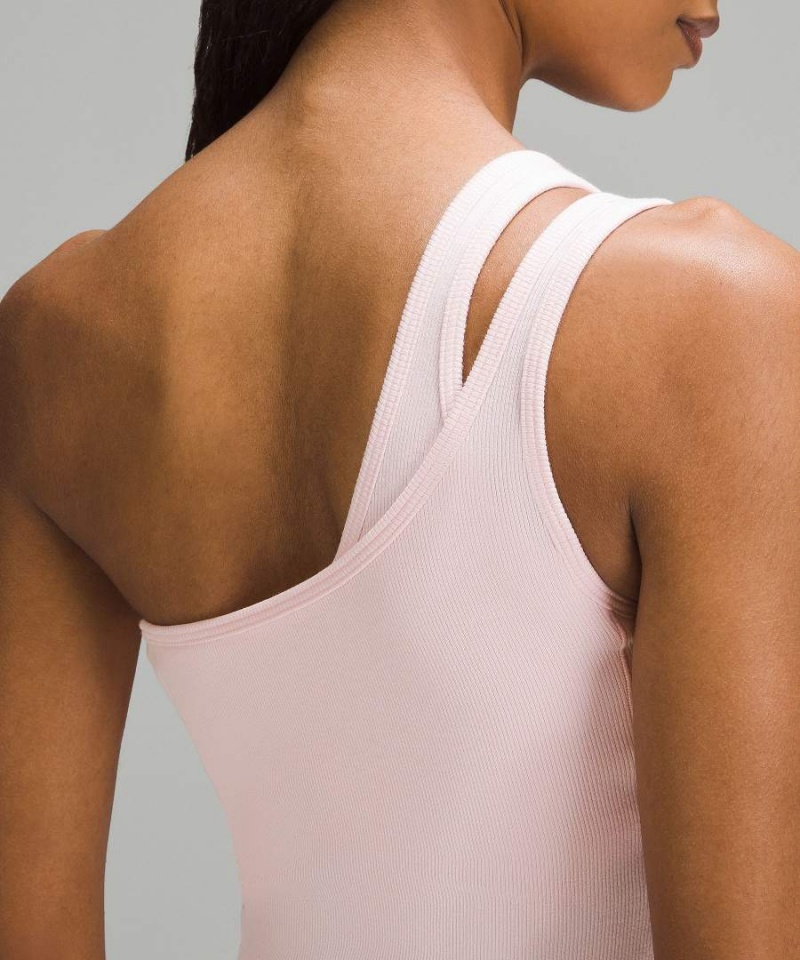 Lululemon Hold Tight One-Shoulder Linne Dam Ljusröda Sverige | ARKTHE861
