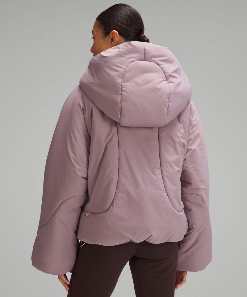 Lululemon Hooded Insulated Wrap Isolerade Jackor Dam Ljuslila Sverige | YXHMBV218