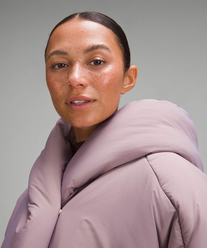 Lululemon Hooded Insulated Wrap Isolerade Jackor Dam Ljuslila Sverige | YXHMBV218