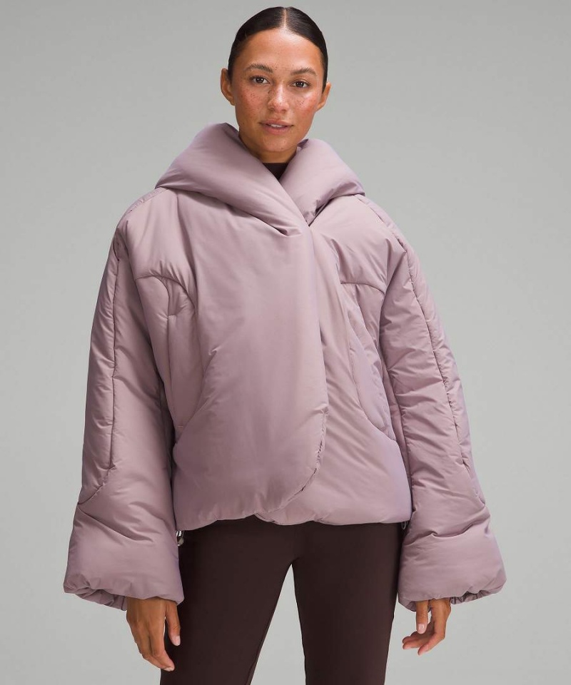 Lululemon Hooded Insulated Wrap Isolerade Jackor Dam Ljuslila Sverige | YXHMBV218