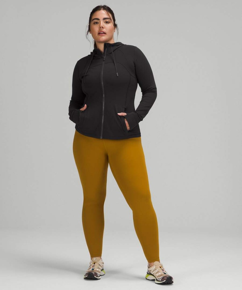 Lululemon Hooded Mesh Vent Nulu Define Jacket Dam Svarta Sverige | SGQELV809