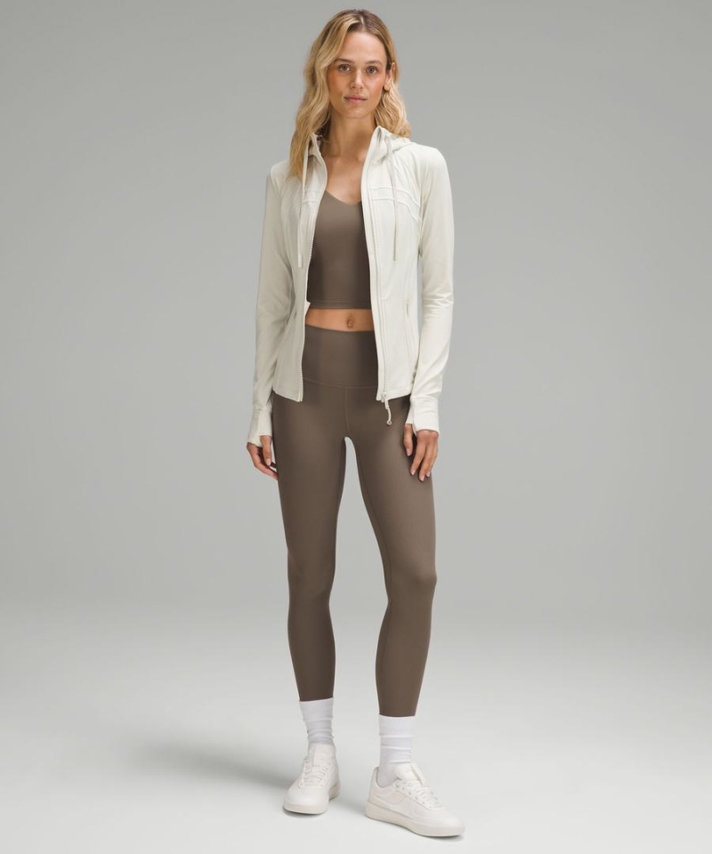 Lululemon Hooded Nulu Define Jacket Dam Beige Sverige | GZVKHM034