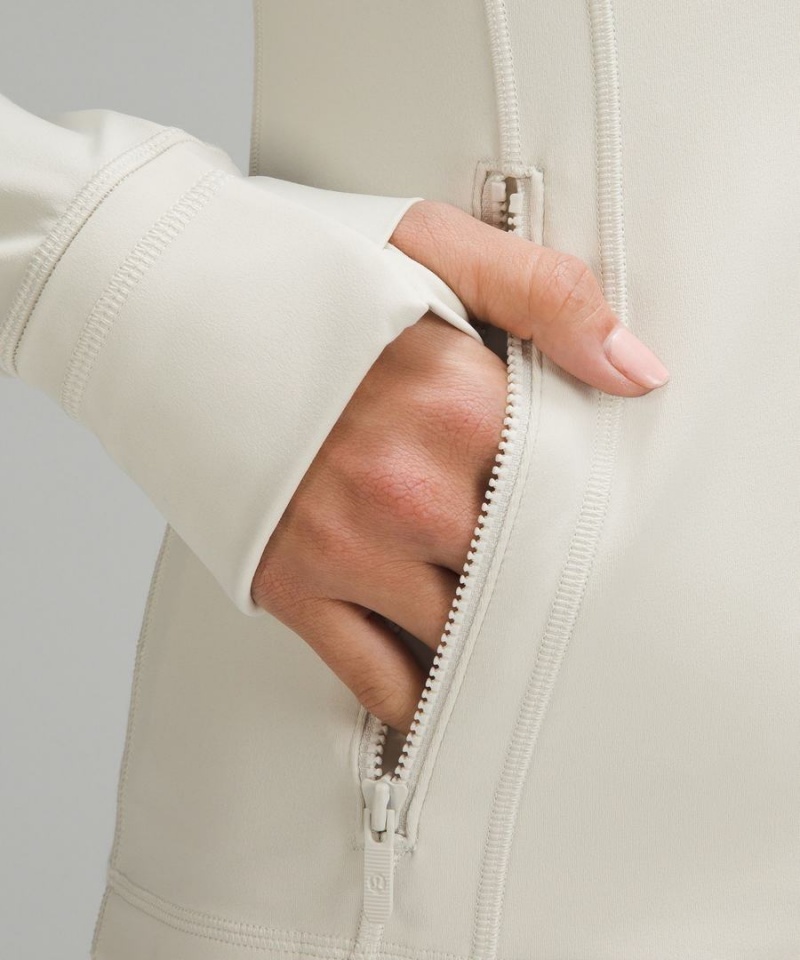 Lululemon Hooded Nulu Define Jacket Dam Beige Sverige | GZVKHM034