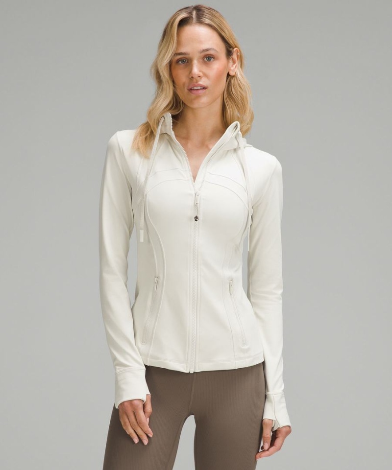 Lululemon Hooded Nulu Define Jacket Dam Beige Sverige | GZVKHM034