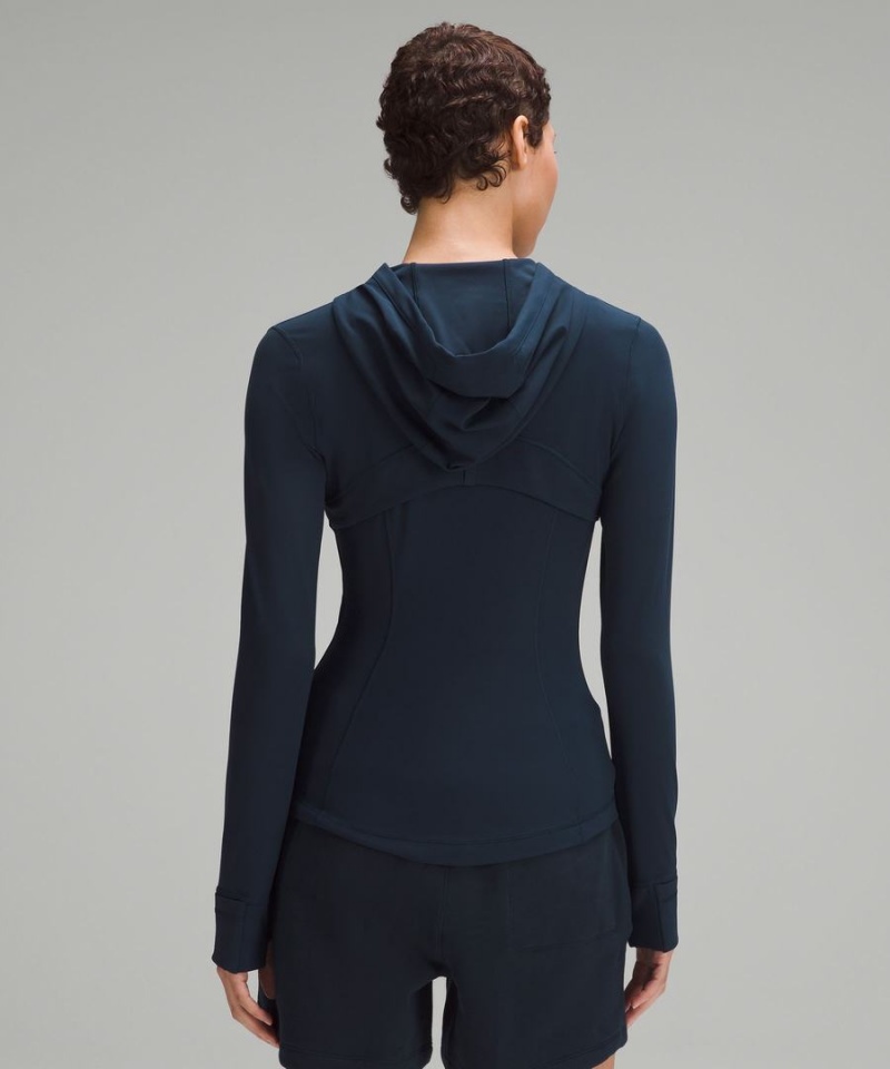 Lululemon Hooded Nulu Define Jacket Dam Marinblå Sverige | PRAXLJ854