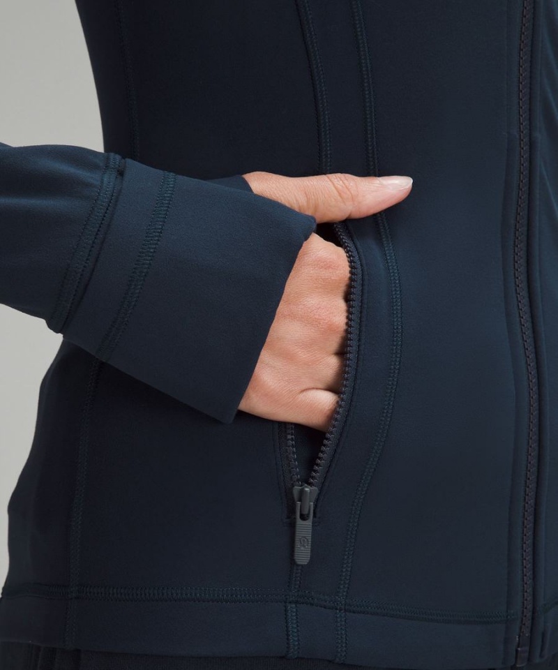 Lululemon Hooded Nulu Define Jacket Dam Marinblå Sverige | PRAXLJ854