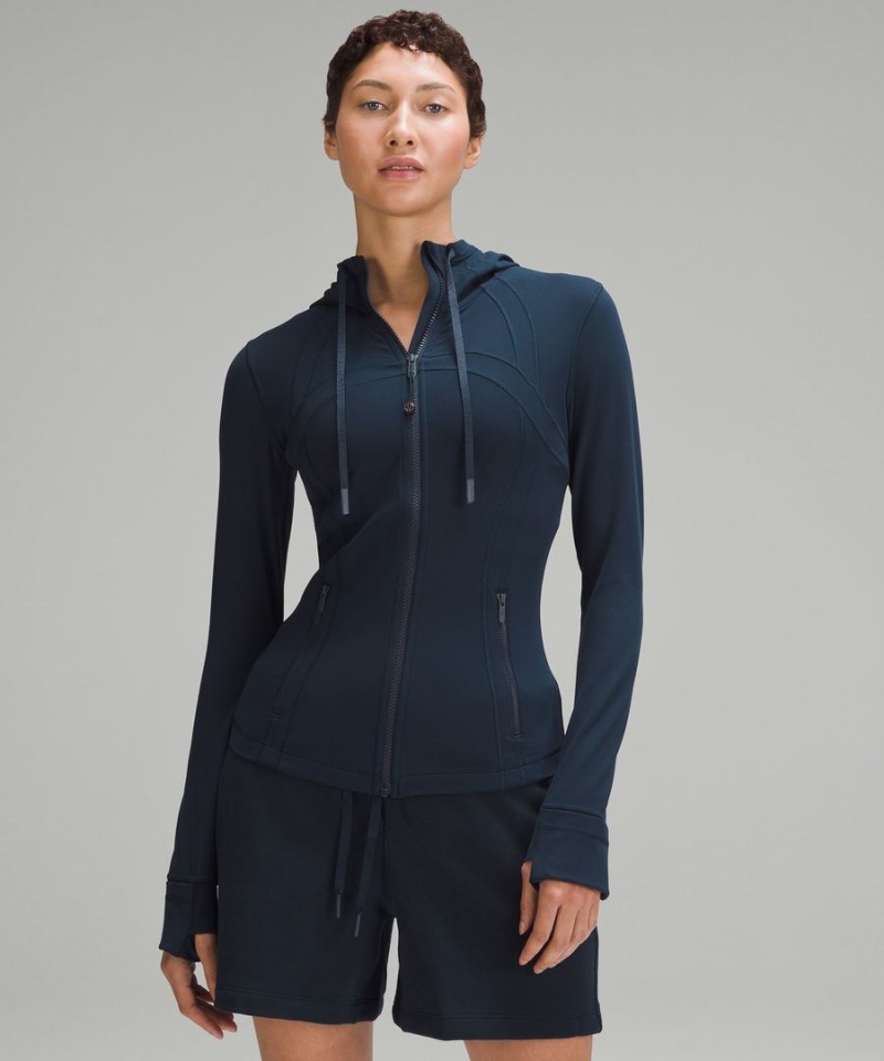 Lululemon Hooded Nulu Define Jacket Dam Marinblå Sverige | PRAXLJ854