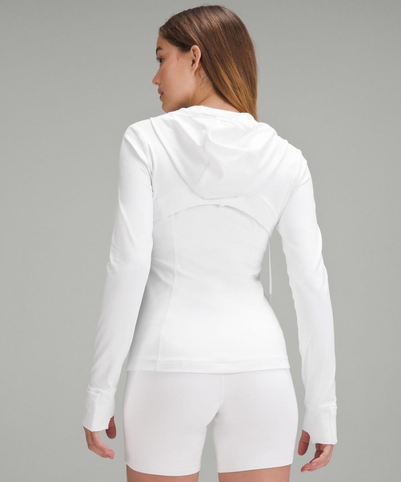 Lululemon Hooded Nulu Define Jacket Dam Vita Sverige | FZBDKS518