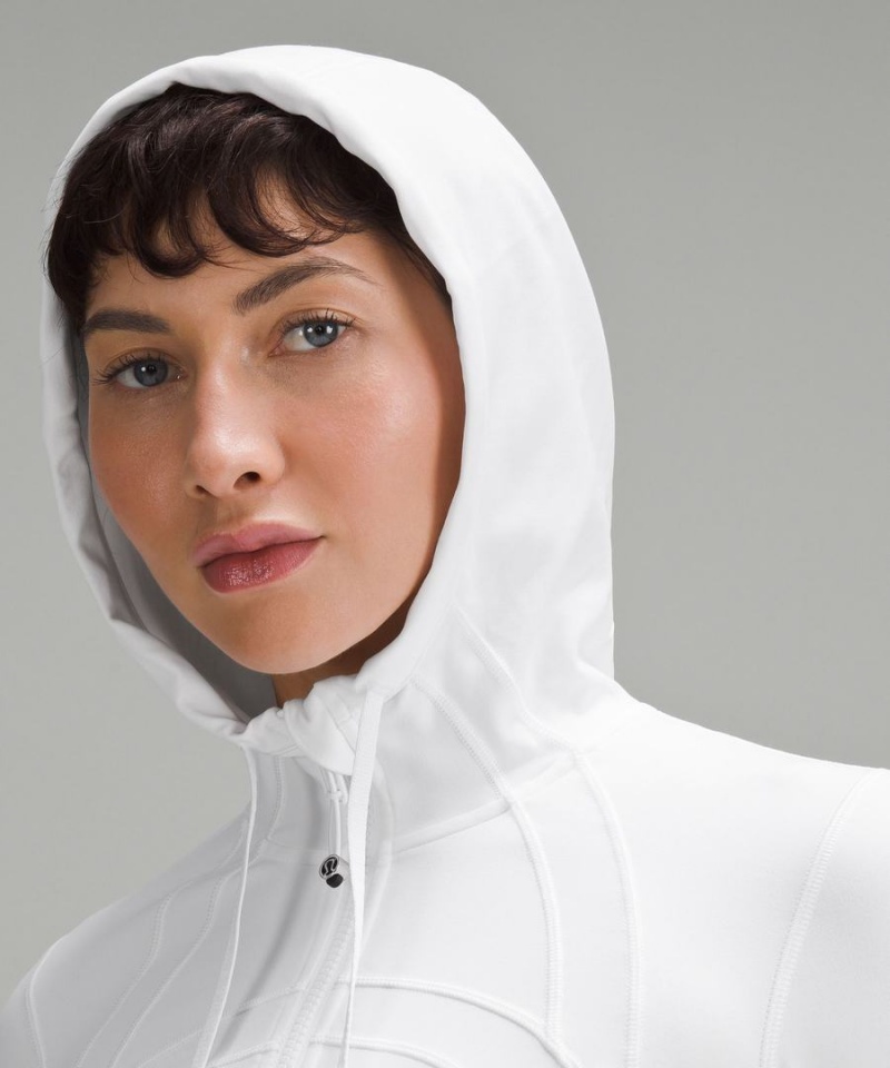 Lululemon Hooded Nulu Define Jacket Dam Vita Sverige | FZBDKS518