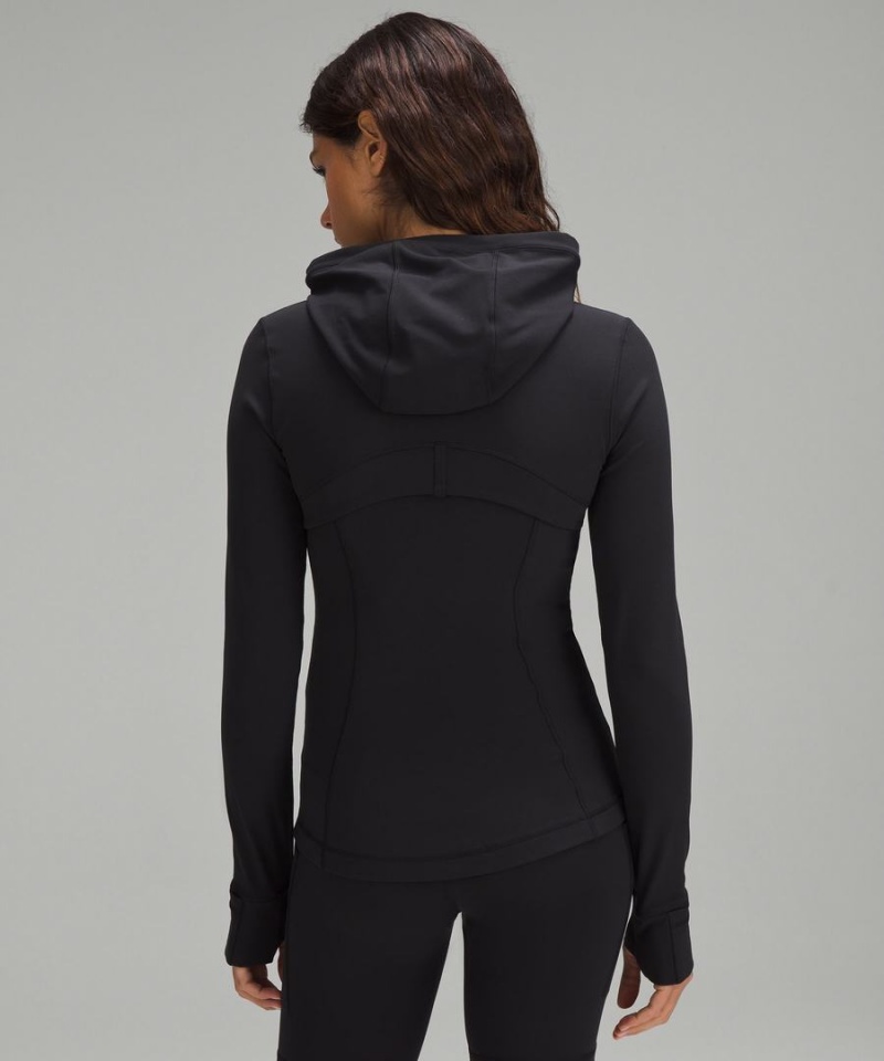 Lululemon Hooded Nulu Define Jacket Dam Svarta Sverige | NHVSIY348