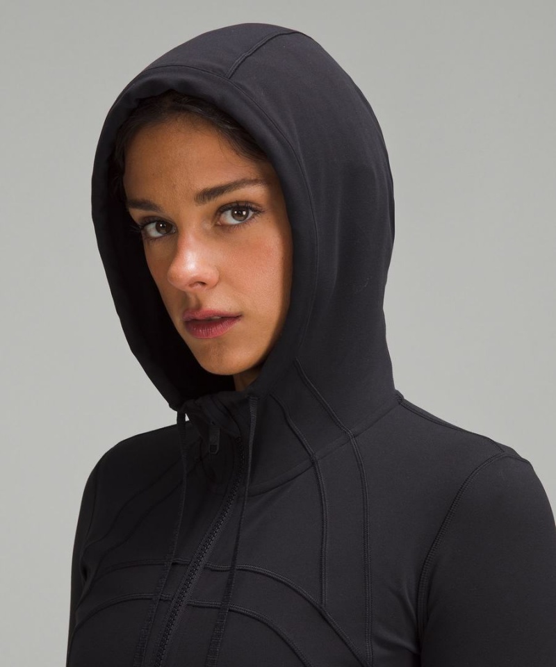 Lululemon Hooded Nulu Define Jacket Dam Svarta Sverige | NHVSIY348