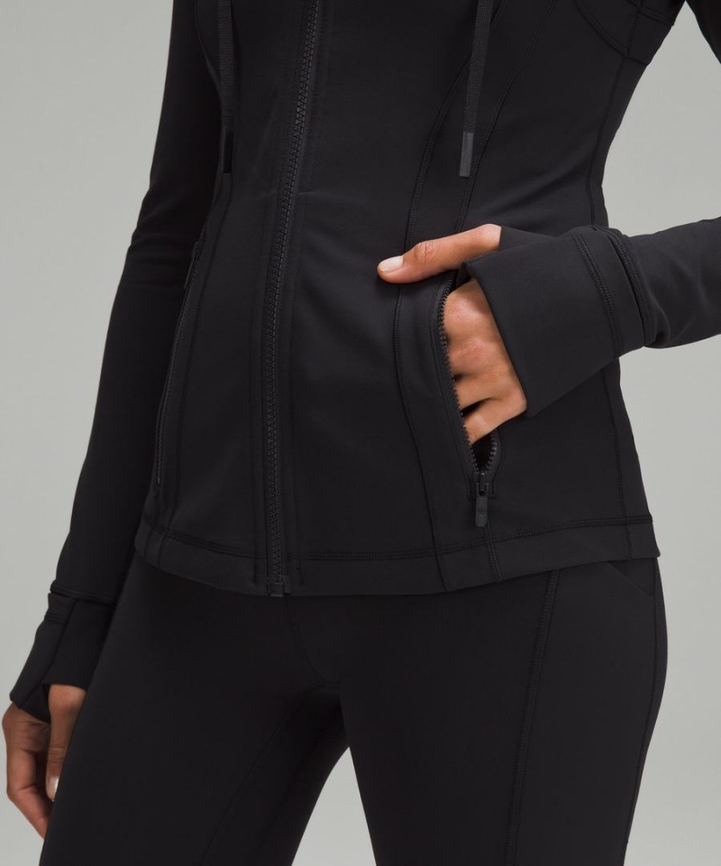 Lululemon Hooded Nulu Define Jacket Dam Svarta Sverige | NHVSIY348