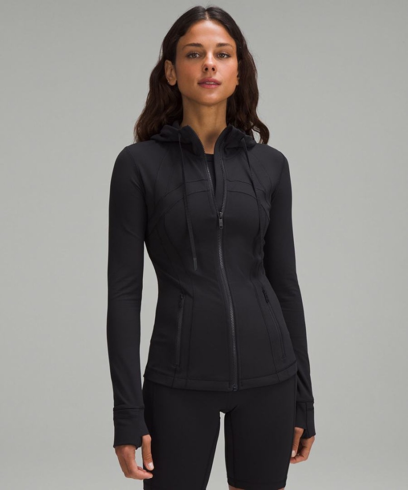 Lululemon Hooded Nulu Define Jacket Dam Svarta Sverige | NHVSIY348