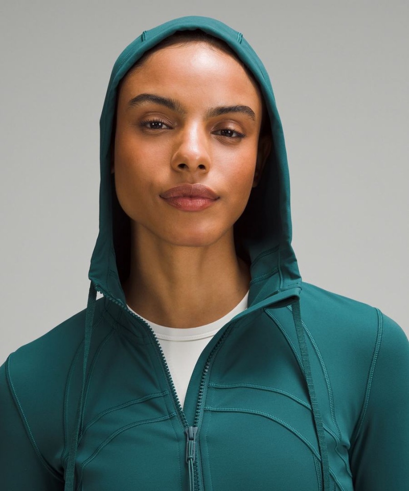 Lululemon Hooded Nulu Define Jacket Dam Turkos Sverige | CSUIMY918