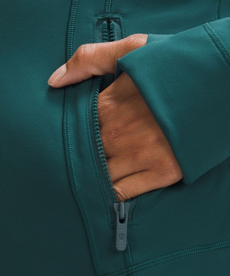 Lululemon Hooded Nulu Define Jacket Dam Turkos Sverige | CSUIMY918