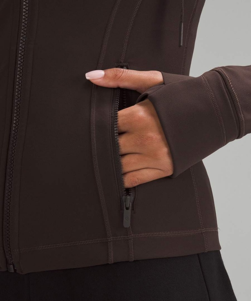 Lululemon Hooded Nulu Define Jacket Dam Choklad Sverige | RKXZQB523