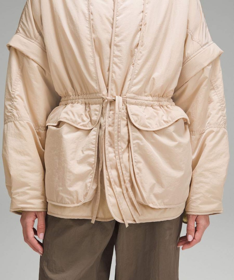 Lululemon Insulated Convertible Isolerade Jackor Dam Khaki Sverige | QYZUSD526