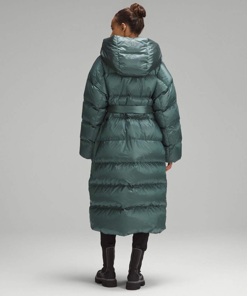 Lululemon Insulated Long Blanket Wrap Isolerade Jackor Dam Mörkgröna Sverige | BECJHD276
