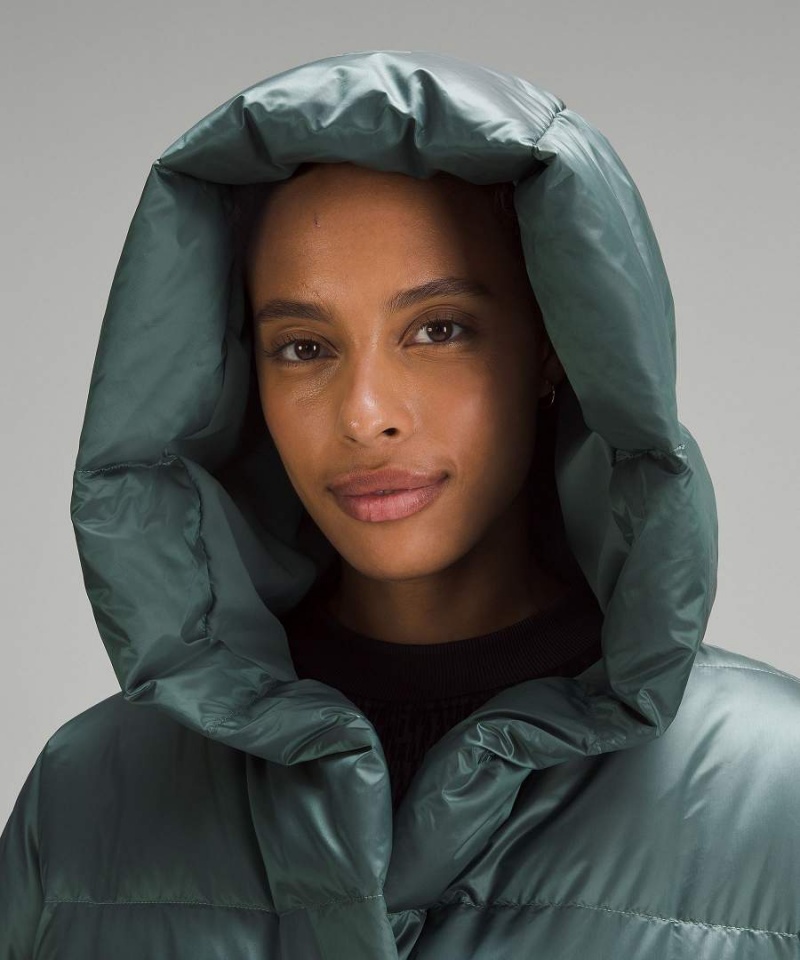 Lululemon Insulated Long Blanket Wrap Isolerade Jackor Dam Mörkgröna Sverige | BECJHD276