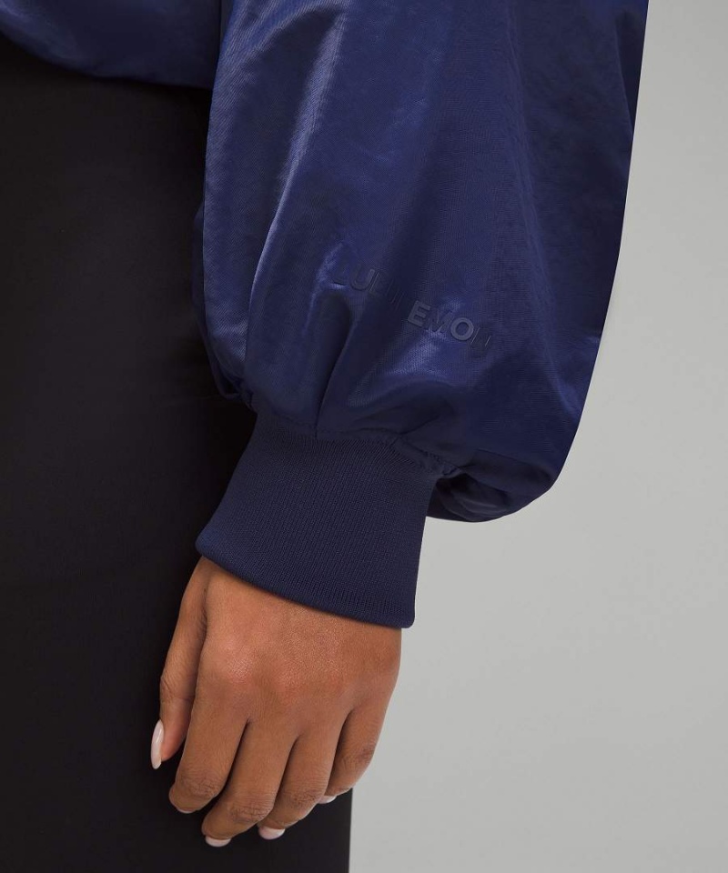 Lululemon Insulated Ruched Isolerade Jackor Dam Marinblå Sverige | KUYLAT785