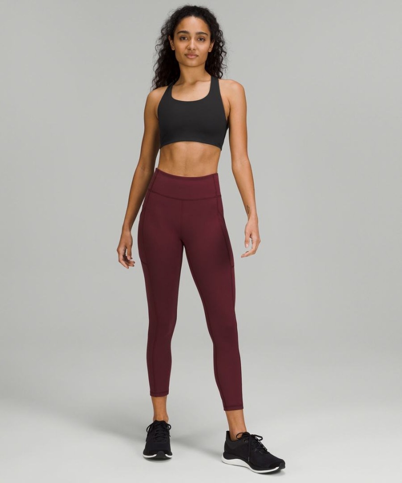 Lululemon Invigorate Bra with Clasp High Support, B/C Cup Sport BH Dam Svarta Sverige | DQJBIZ371