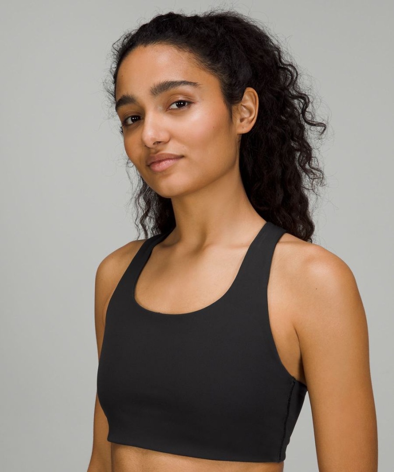 Lululemon Invigorate Bra with Clasp High Support, B/C Cup Sport BH Dam Svarta Sverige | DQJBIZ371