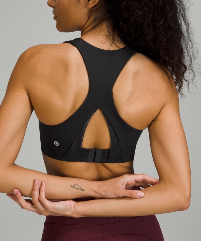 Lululemon Invigorate Bra with Clasp High Support, B/C Cup Sport BH Dam Svarta Sverige | DQJBIZ371