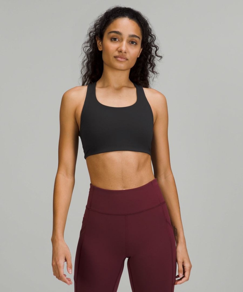Lululemon Invigorate Bra with Clasp High Support, B/C Cup Sport BH Dam Svarta Sverige | DQJBIZ371