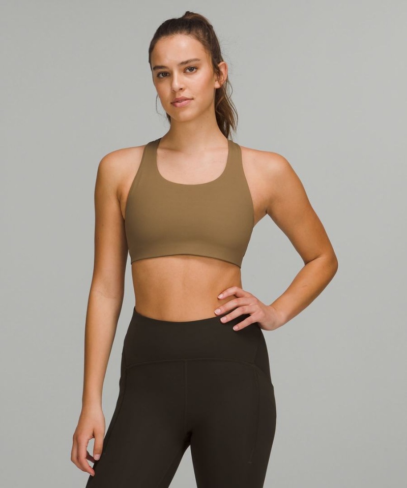 Lululemon Invigorate Bra with Clasp High Support, B/C Cup Sport BH Dam Khaki Sverige | YBGTVA196